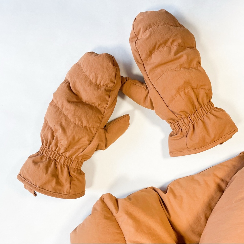 Madewell x Buffy Camel Brown Scarf (NWT) & Mittens - Picture 6 of 6